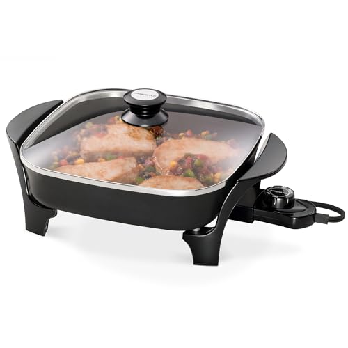 Presto 06626 11 inch Electric Skillet w/glass lid
