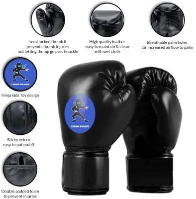 Durable Inflatable Kids Punching Bag for Karate and Boxing – Bounce-Back Martial Arts Bag for Boys and Girls, Great Birthday Gift to Relieve Energy and Build Skills for Boys Ages 4-12