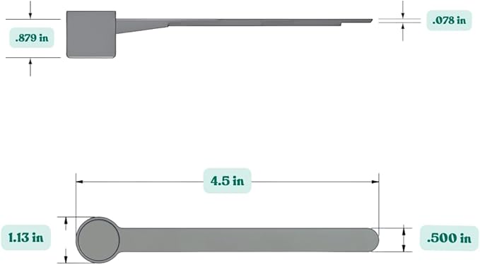 13 mL (13 CC) Long Handle Plastic Measuring Spoon for Coffee, Protein Powder, Pet Food, Spices, Grains, Dry Goods – Food-Grade BPA-Free (Pack of 25)