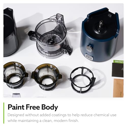 Hurom H330 Cold Press Juicer Machine — Charcoal — Self-Feeding Masticating Slow Juicer for Whole Fruits & Vegetables, Quiet Motor, BPA-Free, Easy Clean, Eco-Friendly, 15-Year Warranty, Made in Korea