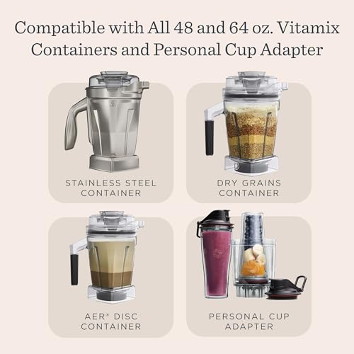 Vitamix Explorian with Programs, Three Blending Programs, Professional-Grade Blender for Smoothies and More, Self-Cleaning Kitchen Appliance, 64 Oz Container, Slate (Renewed Premium)