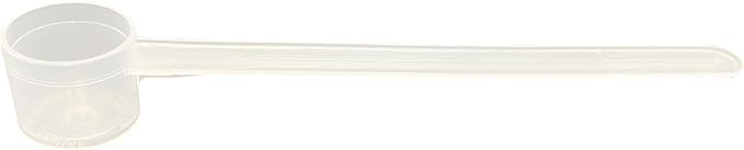 6.5 mL (6.5 CC) Long Handle Plastic Measuring Spoon for Coffee, Protein Powder, Pet Food, Spices, Grains, Dry Goods – Food-Grade BPA-Free (Pack of 5)