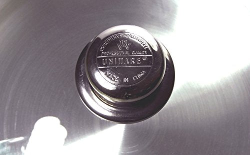 Uniware Aluminum Heavy Gauge Caldero Dutch Oven With Glass Lid,Silver (10 QT)