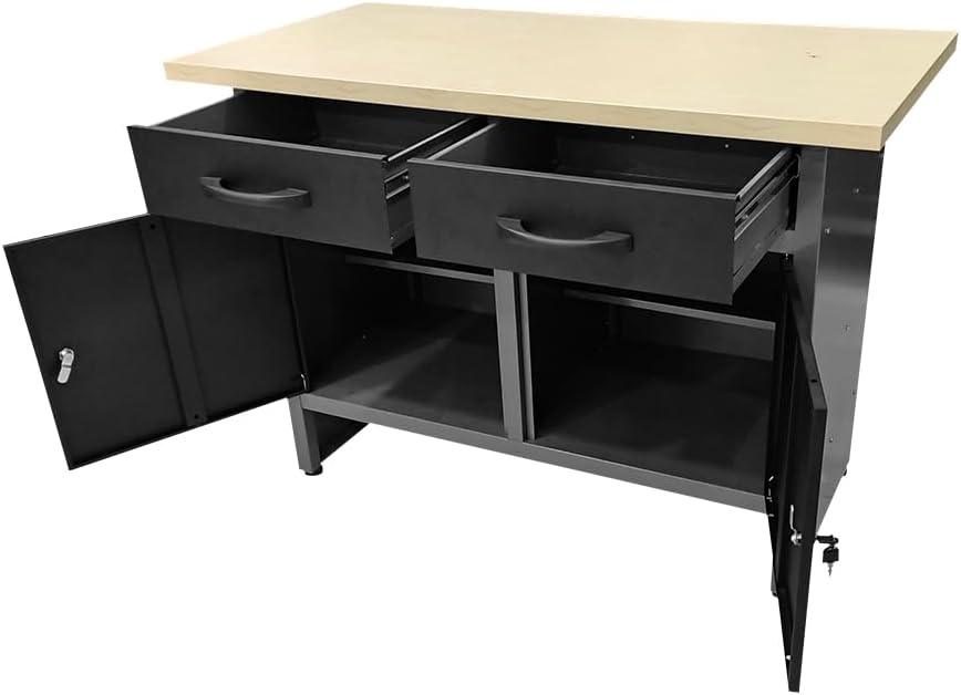 JZD Metal Storage Cabinet Organizer Set System, for Maintenance Rooms, Auto Repair Shops