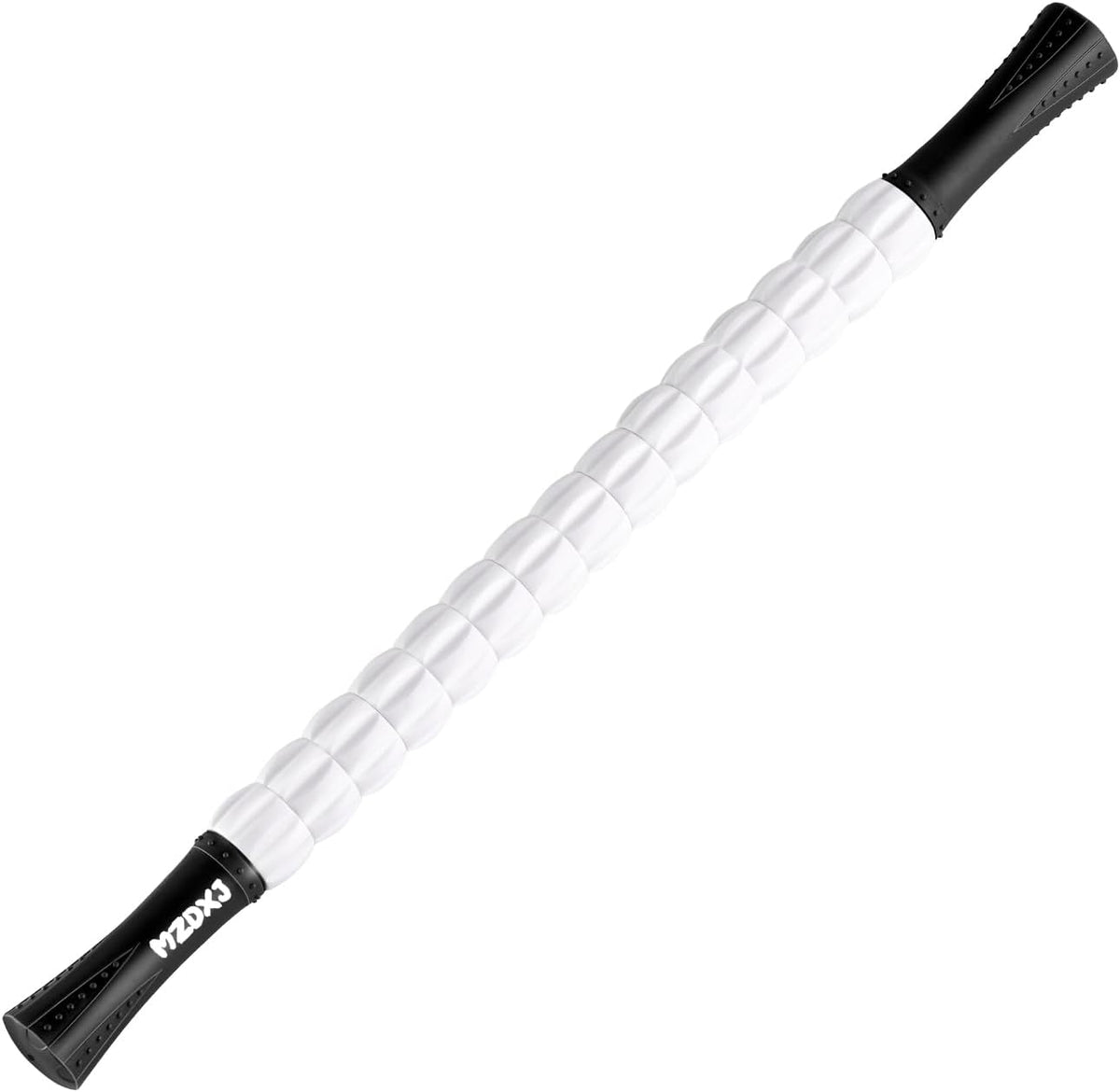 Muscle Roller Stick, Massage Stick for Full Body Relaxation, Relieves Muscle Soreness, Tension, Stiffness, for Shoulders, Neck, Back, Legs, Arms, Deep Tissue Massager(Black White - 24 inch)
