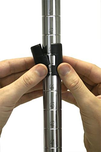 Omega 24" Deep x 54" Wide x 63" High 3 Tier Chrome Starter Shelving Unit