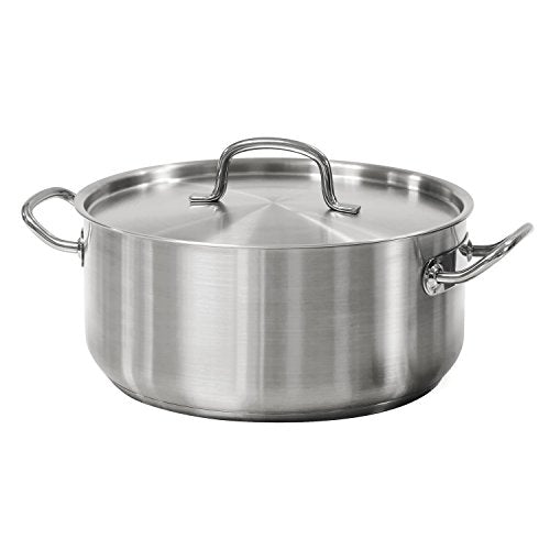 Tramontina Pro-Line Stainless Steel 9-Quart Dutch Oven Pot with Lid, NSF-Certified