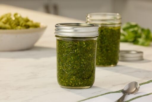 Ball Regular Mouth Glass Mason Jars with Lids and Bands, Used for Canning (Half Pint, 8 Ounce (Pack of 24))