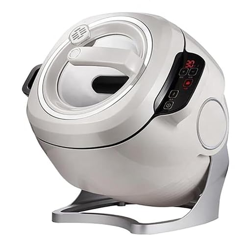 Cooking Machine, 6L Auto Wok - Smart Start, Three Speed Adjustable, 360 Rotation - Ideal for Stir Frying and Stewing