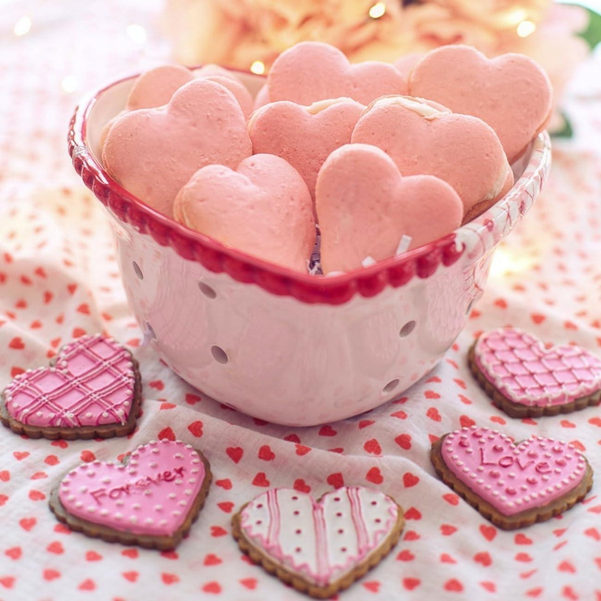5 Pack Cookie Cutters, Heart Cookie Cutter, Stainless Steel Cookie Cutters for Cookie, Biscuit, Sandwiches, Valentine's Day
