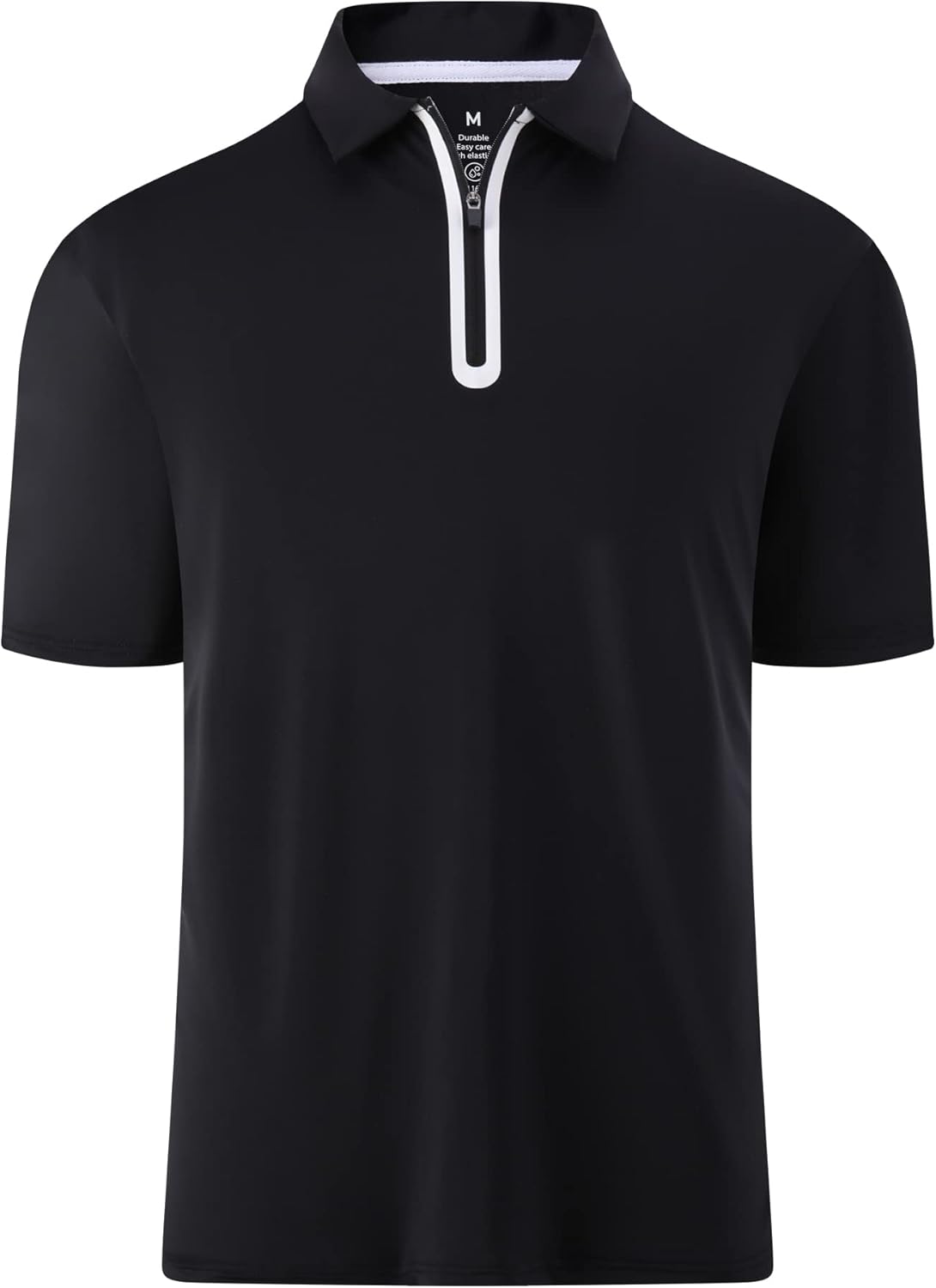Alex Vando Mens Golf Shirt Moisture Wicking Quick-Dry Short Sleeve Casual Polo Shirts for Men