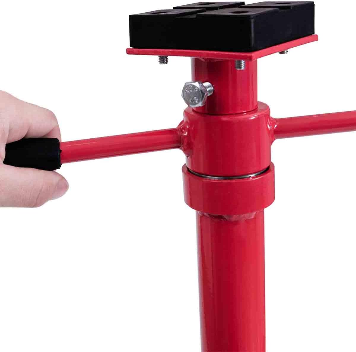 Under Hoist Tripod Stand, Jack Stands 2 Ton High Lift Jack Stand Reach Under Hoist Stand, Heavy Duty Steel Under Hoist Jack Stand