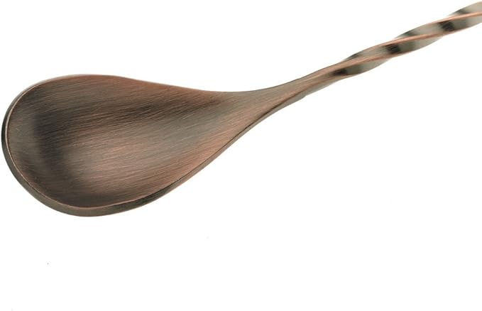 Barfly M37010ACP Bar Spoon, Japanese Style 13 3/16" (33.5 cm), Antique Copper