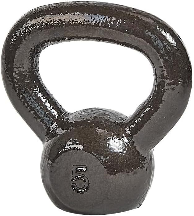 Cast Iron Kettlebell Weights for Home Gym, Heavy Duty Strength Training, Workout Equipment for HIIT, Functional Fitness