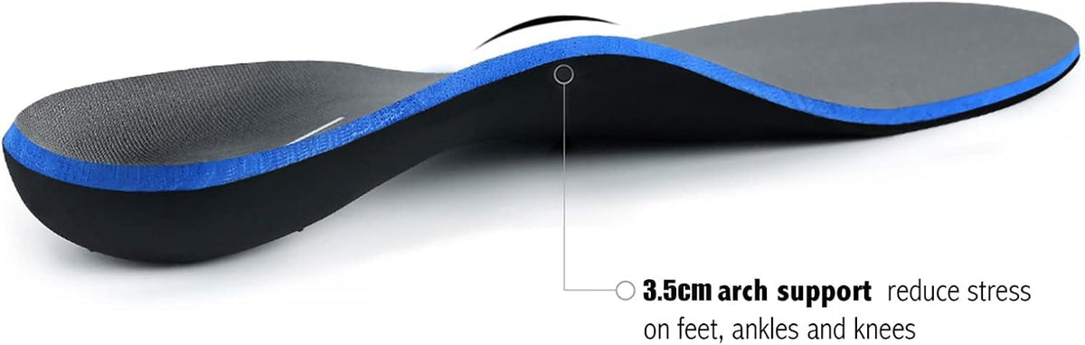Plantar Fasciitis Feet Insoles Arch Supports Orthotics Inserts Relieve Flat Feet, High Arch (Mens 12-12 1/2 | Womens 14-14 1/2)