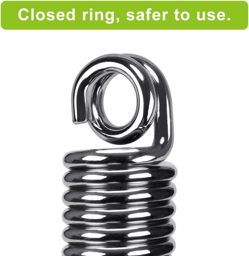 SELEWARE Heavy Bag Spring, Punching Bag Hanging Kit with Swivel & 2 Carabiners, 360 Rotational Hanging Accessory for Boxing Bag