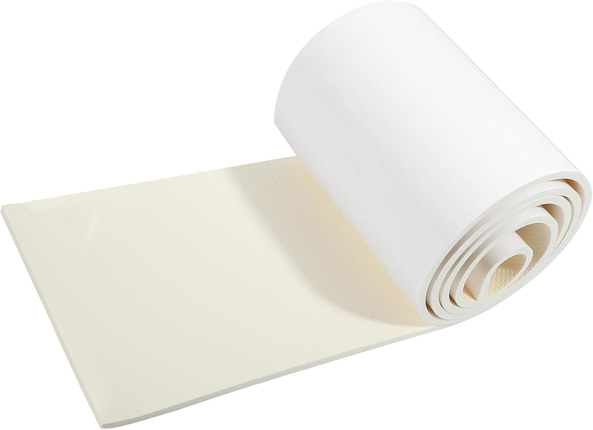 Motoforti Universal Car Garage Wall Guard, 2000x200x6.5mm, PE Foam EVA, White, 1 Pcs