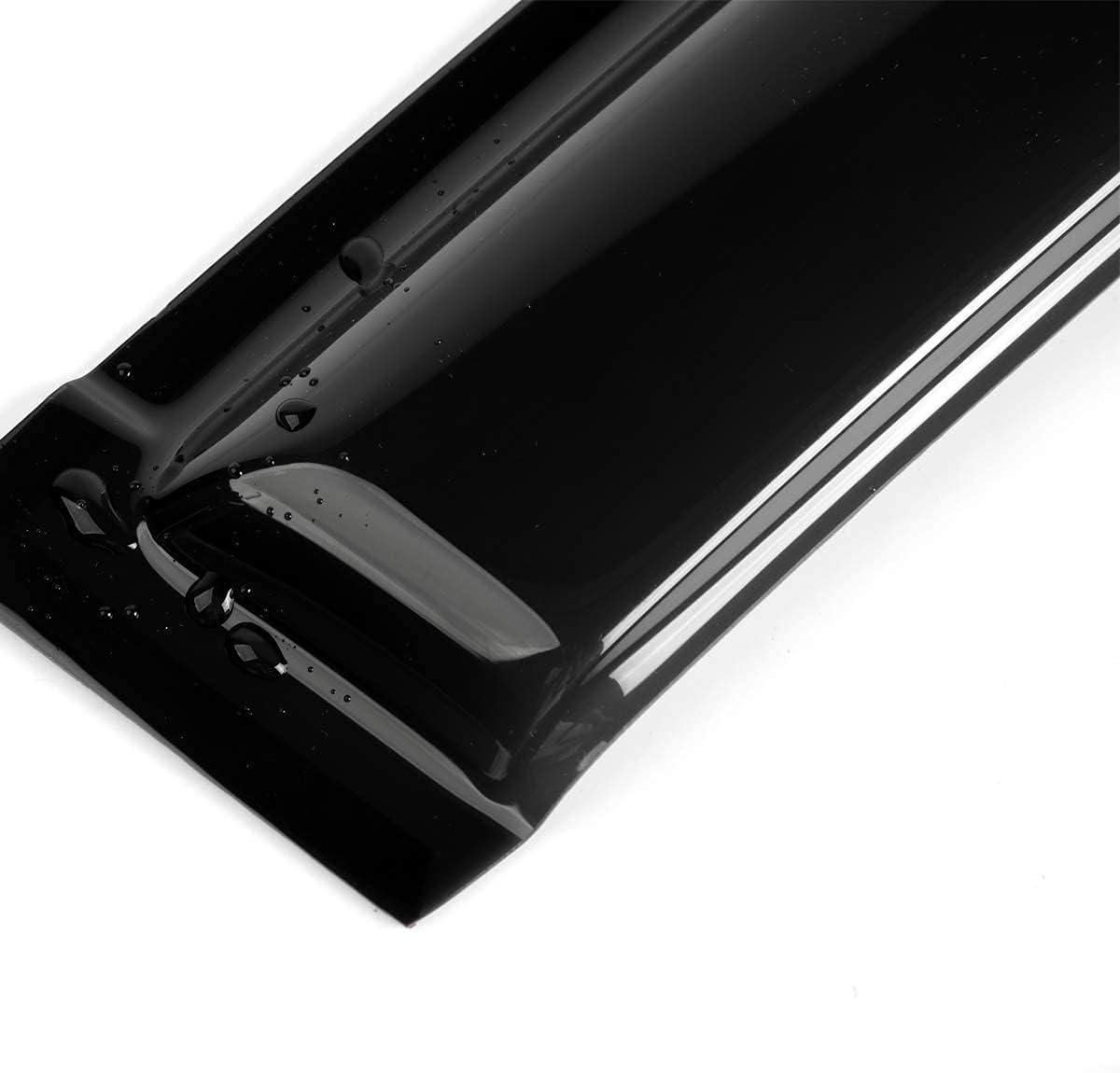 94236 Side Window Wind Deflector,4pc Outside Mount Style Nice Sun Rain Guards Set,Window Visor fit for 2002-2006 Toyota Camry Sedan