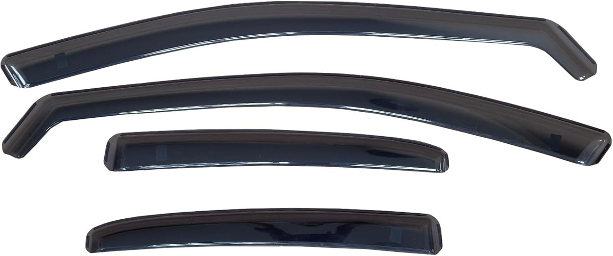 inchannel Window Visor Deflector Compatible with Toyota Camry Sedan 2018-2024 Sun/Rain Guards Outside Mount Smoke 4pcs