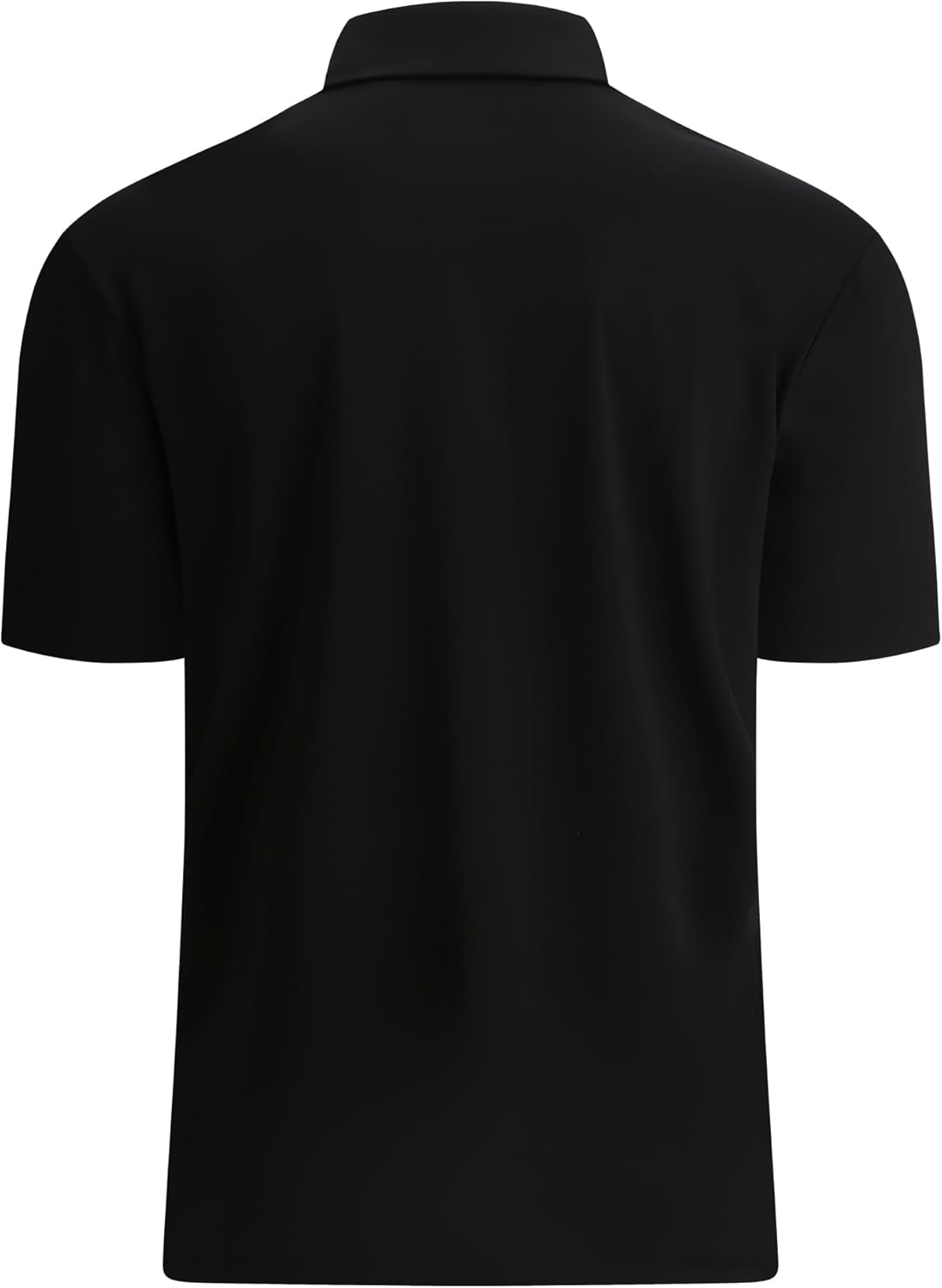 Alex Vando Mens Golf Shirt Moisture Wicking Quick-Dry Solid Short Sleeve Polo Shirts for Men