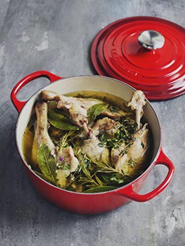 Le Creuset Enameled Cast Iron Signature Round Dutch Oven, 2 qt., Cerise