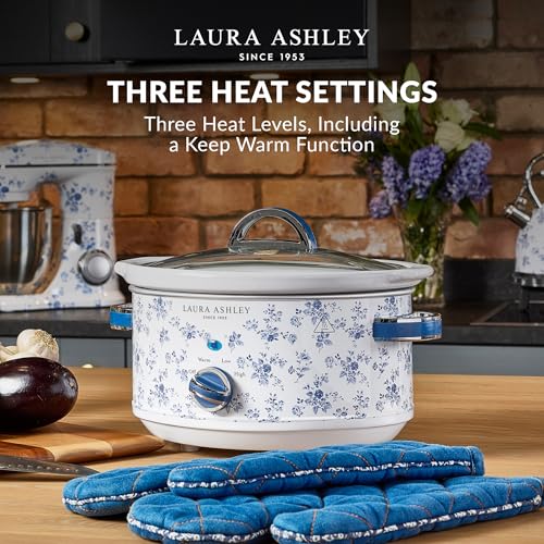 VQ- Laura Ashley 6.8 Quart Slow Cooker - China Rose