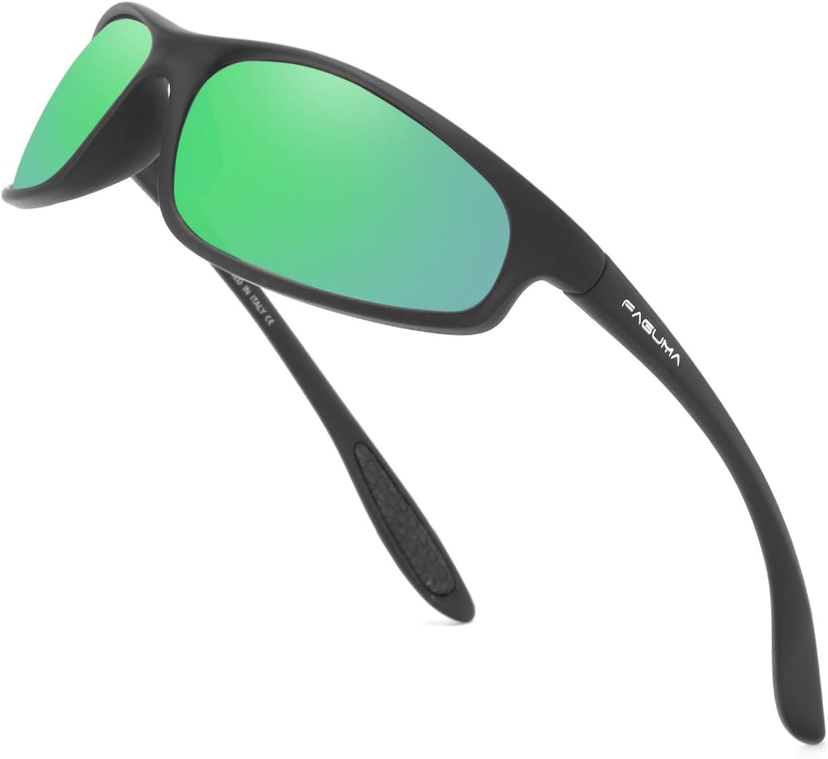 FAGUMA Polarized Sports Sunglasses For Men Cycling Driving Fishing UV400 Protection