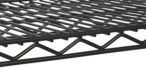 Omega 12" Deep x 24" Wide x 96" High 3 Tier Black Starter Shelving Unit