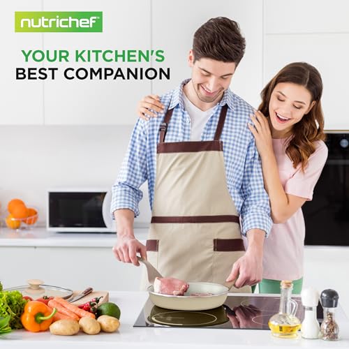 Nutrichef 54-Piece Marble Non-Stick Cookware and Bakeware Set, Professional Home Kitchen Collection with Multi-Sized Pots and Pans Set, and Heat-Resistant Tools