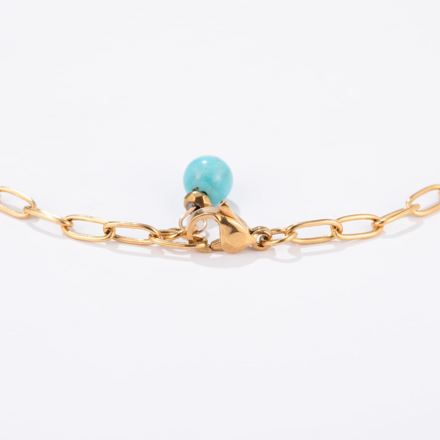 Chunky Gold Necklace Statement Boho Beach Ocean Summer Stainless Steel Jewelry Shell Starfish Turquoise Dolphin Pearl Sun Flower Wave Heart Fish Charm Choker Necklaces for Women(Wave)