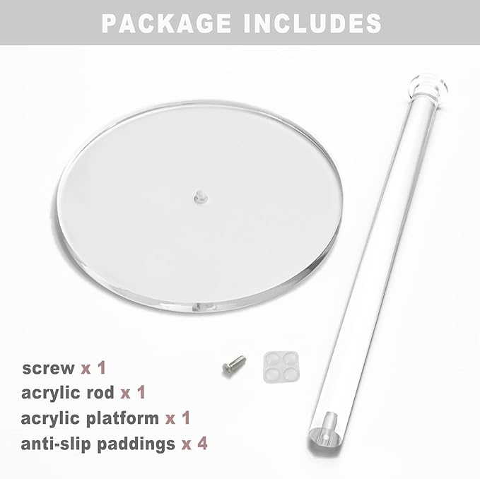 Acrylic Paper Towel Holder, Paper Towel Stand for Countertop, Clear
