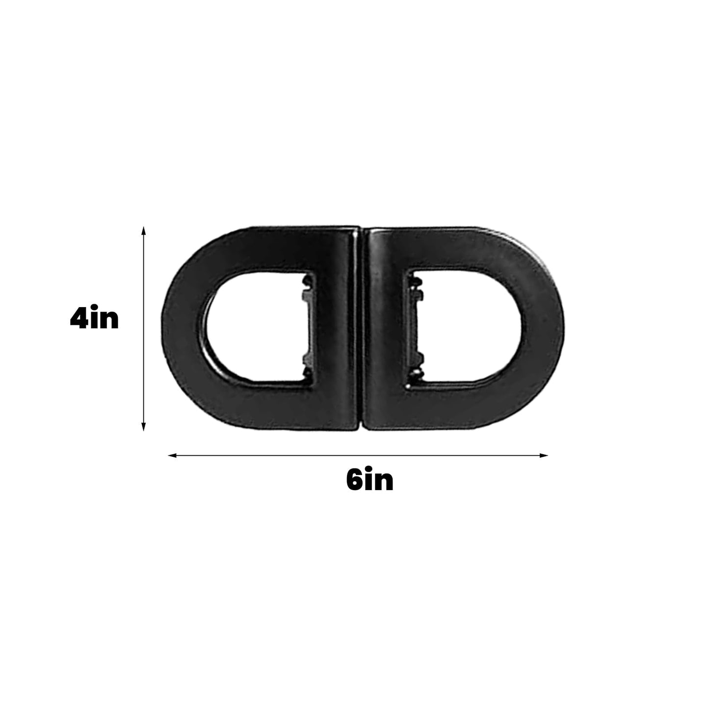 Magnetic Hair Clips, Strong Hold Magnetic Styling Clips, No-Slip Flat Magnetics Styling Clips, No-Crease Sectioning Hair Accessories for Thin & Thick Hair (2PCS-C)