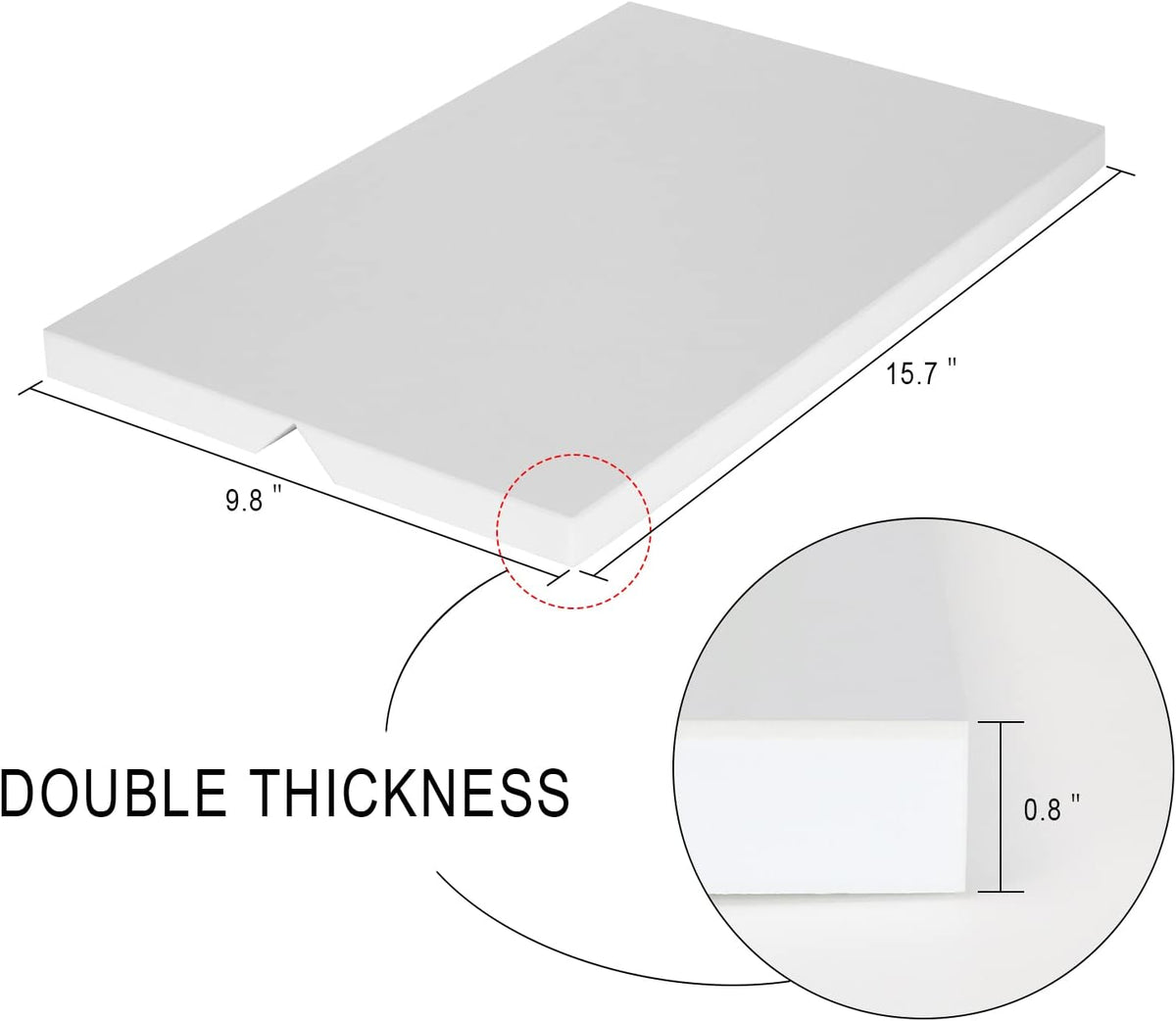 Garage Wall Protector Foam Corner Guard for Parking Garages - Wall Edge Protector Protect Your Car - Garage Wall Corner Edge and Bumpers Guards