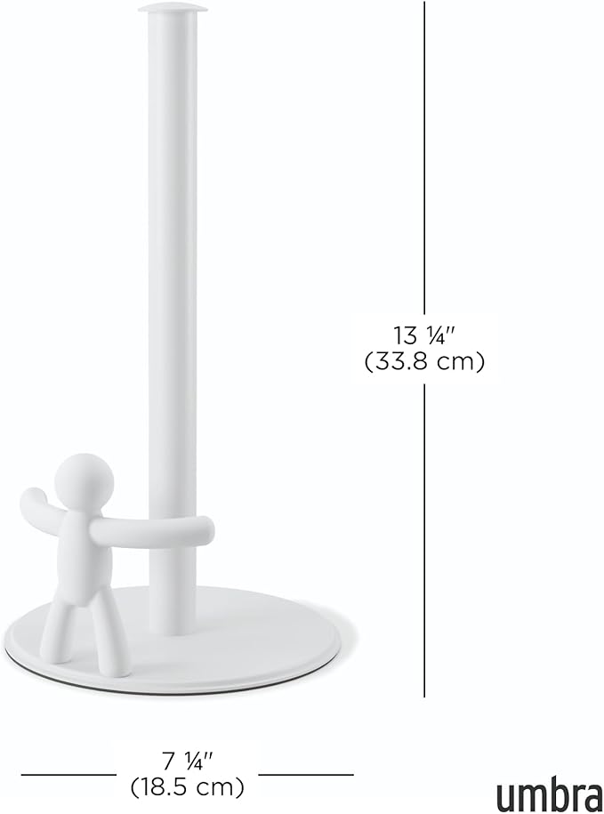 Umbra Buddy Countertop Paper Towel Holder, White