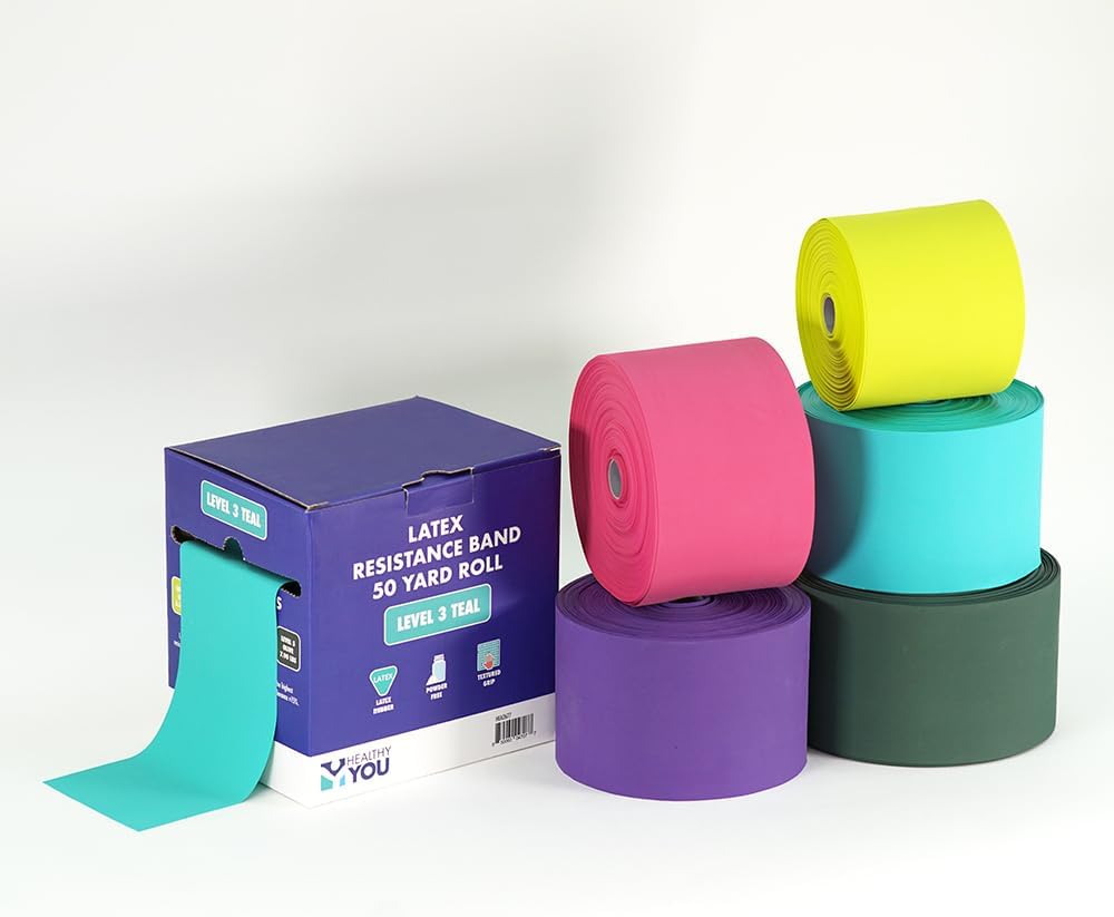 Healthy You® Latex Resistance Exercise Band 50 Yard