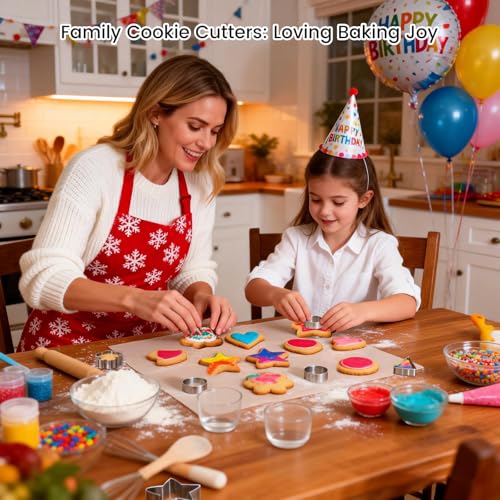 kinice 30 Pcs Mini Stainless Steel Cookie Cutters Set with Storage Box, Small Shape Baking Molds for Cookies, Polymer, Fruit, DIY Baking for Kids, Parties, Holidays & Kitchen Tools