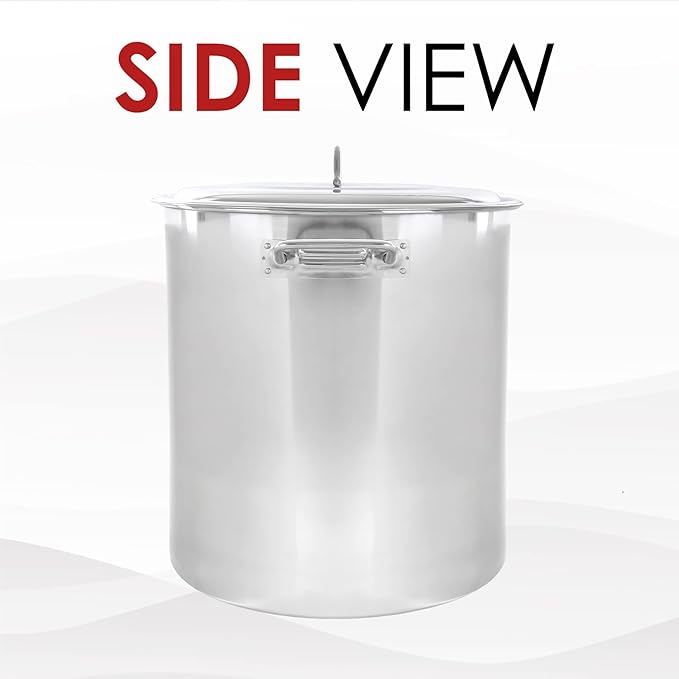 Concord 30 Quart Stainless Steel Stock Pot Cookware