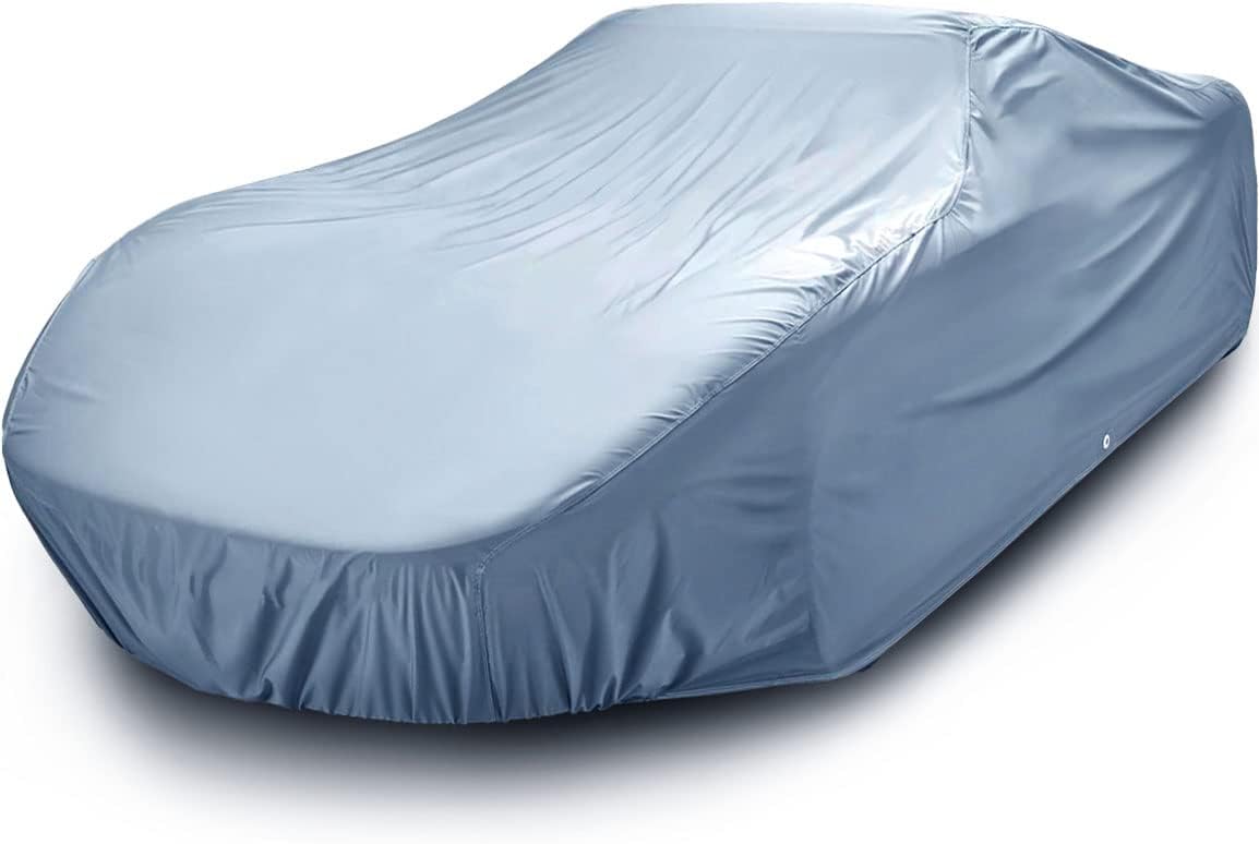 iCarCover Premium Car Cover for 1961-1962 Pontiac Lemans Heavy Duty Waterproof All-Weather Automobiles Custom Fit Indoor Outdoor UV Snow Protection Covers with Straps and Bag