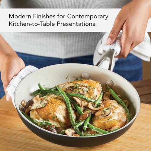 KitchenAid Hard Anodized Ceramic Nonstick Frying Pan/Skillet, 10 Inch - Matte Black