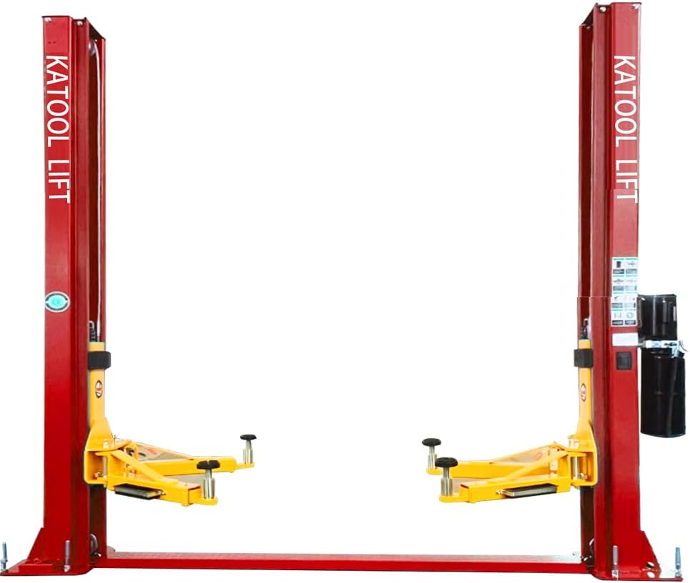 10000lbs 2 Post Lift Car Lift Auto Vehicle Car Lift Truck Hoist Floor Plate 220V (10000lbs)