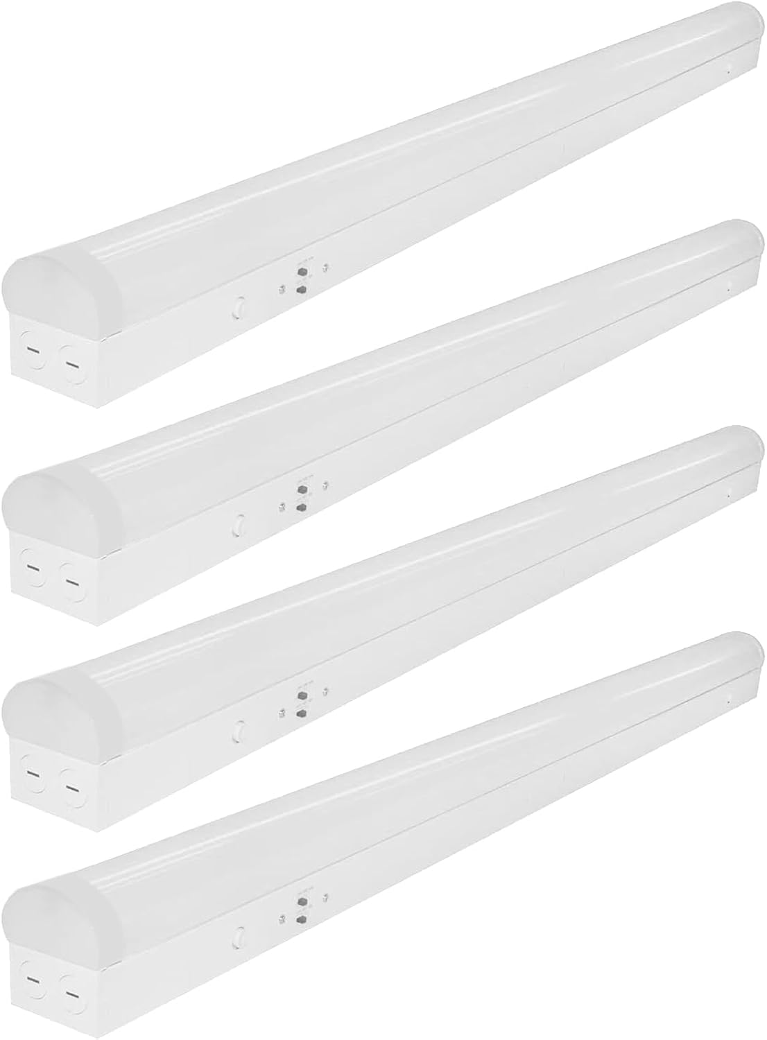 8FT LED Linear Strip Light Fixture, 8 Foot LED Shop Lights 64/75/90W 35/40/5000K CCT Selectable,Surface Mount and Hanging Ceiling Lighting Fixture for Garage, Warehouse, Workshop, Supermarket (4)