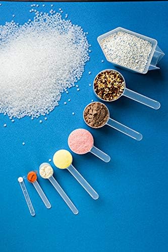 1/4 Cup (4 Tablespoon | 2 Oz. | 60 mL) Long Handle Plastic Measuring Scoop for Coffee, Protein Powder, Pet Food, Spices, Grains, Dry Goods – Food-Grade BPA-Free (Pack of 1)