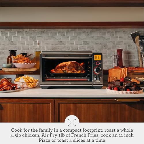 Breville Smart Oven Air Fryer Compact, Brushed Stainless Steel