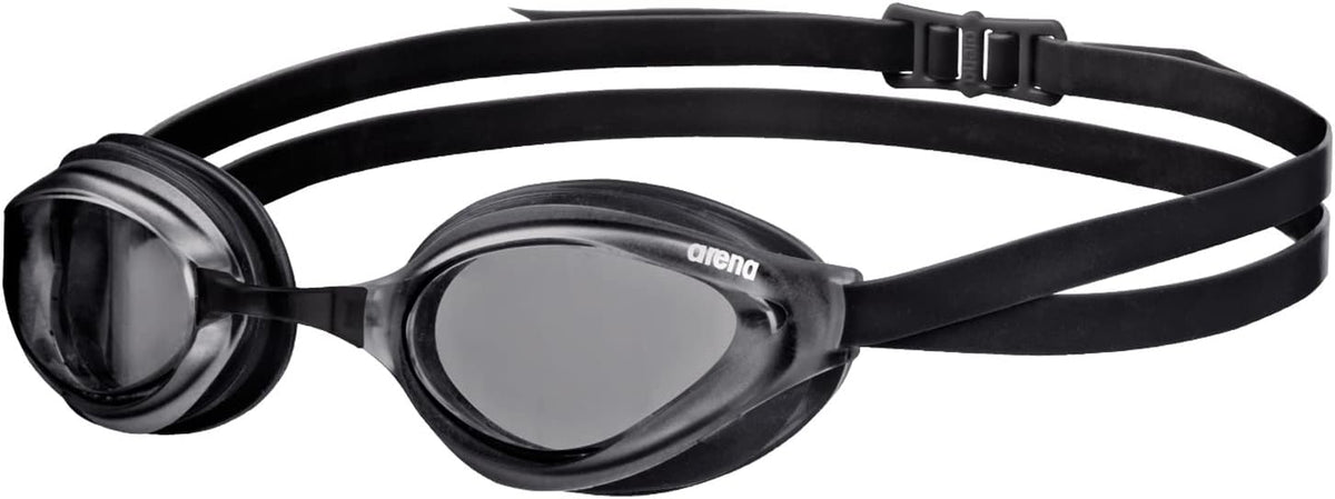 ARENA Unisex Python Racing Swim Goggles for Men and Women Anti-Fog No Leak Max Comfort Dual Strap, Mirror/Non-Mirror Lens