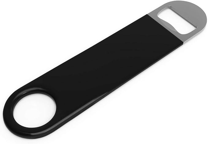 Bartender Bottle Openers, Beer Bottle Openers, Speed Openers 3 Pack by Premium Cold One. Professional Grade: Rubber Coated, Stainless Steel. Large, 7 inch