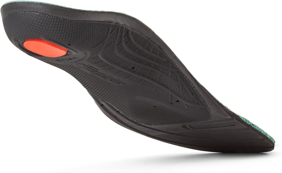 Icebug Comfort Insoles with Dynamic Arch Support, Charcoal Medium Arch, M 5/W 6.5-7