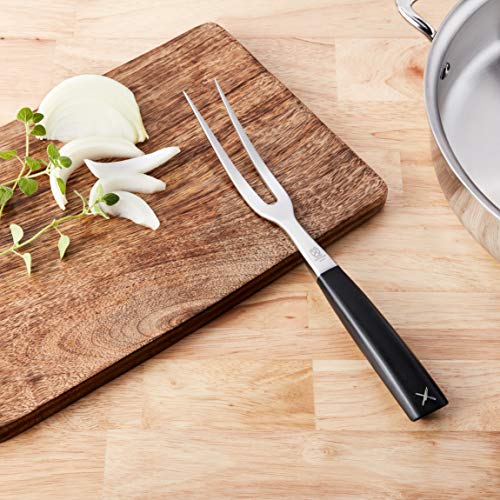 Mercer Culinary Züm Forged Curved Carving Fork, 6 1/4 Inch