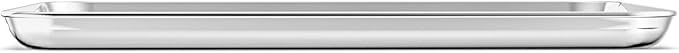 Baking Sheets Set of 2, Bastwe 20 inch Stainless Steel Bakeware Baking Pans, Healthy & Nontoxic & Rustproof & Easy Clean & Dishwasher Safe