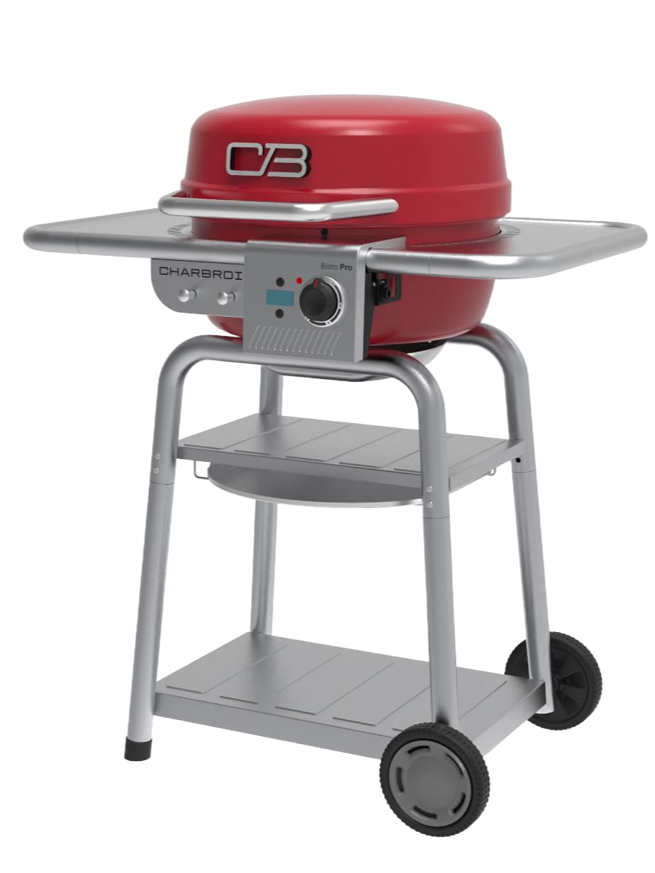 Bistro Pro Electric Grill & Griddle + Charcoal Mode, Red - 25302146