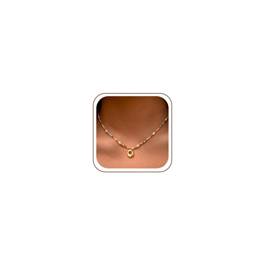 Ritach Initial Necklaces for Women - Letter Necklace Initial O Necklaces for Women Trendy Teen Girl Gifts Dainty Gold Necklace for Girls Teens Jewelry